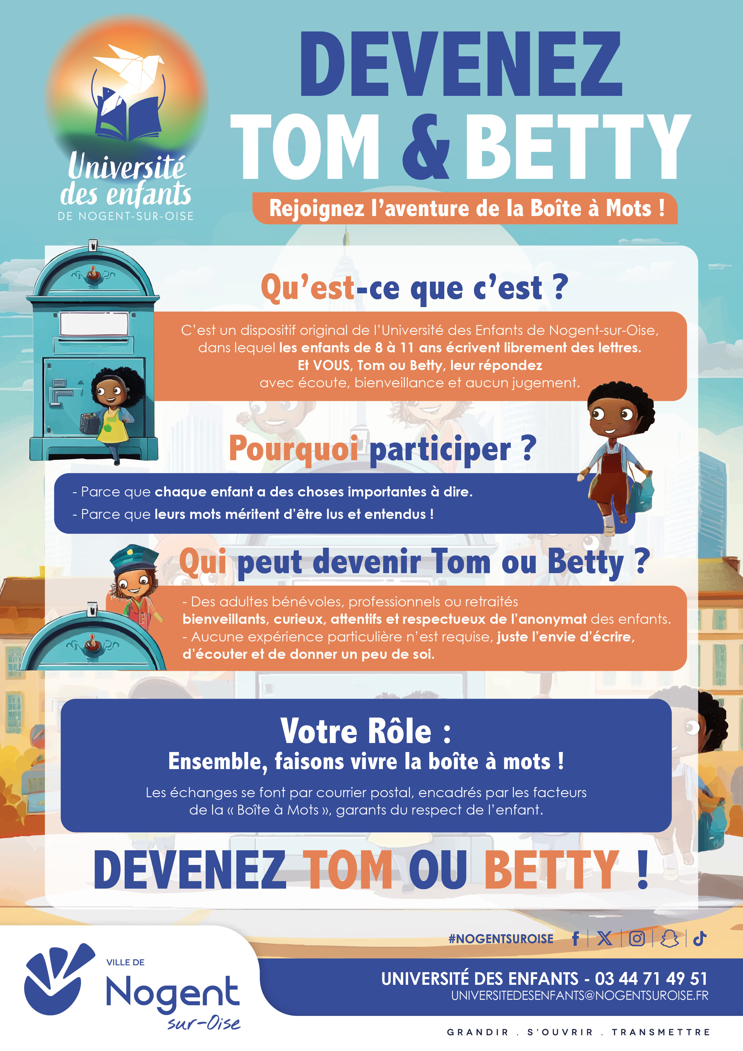 Devenez TOm et BEtty