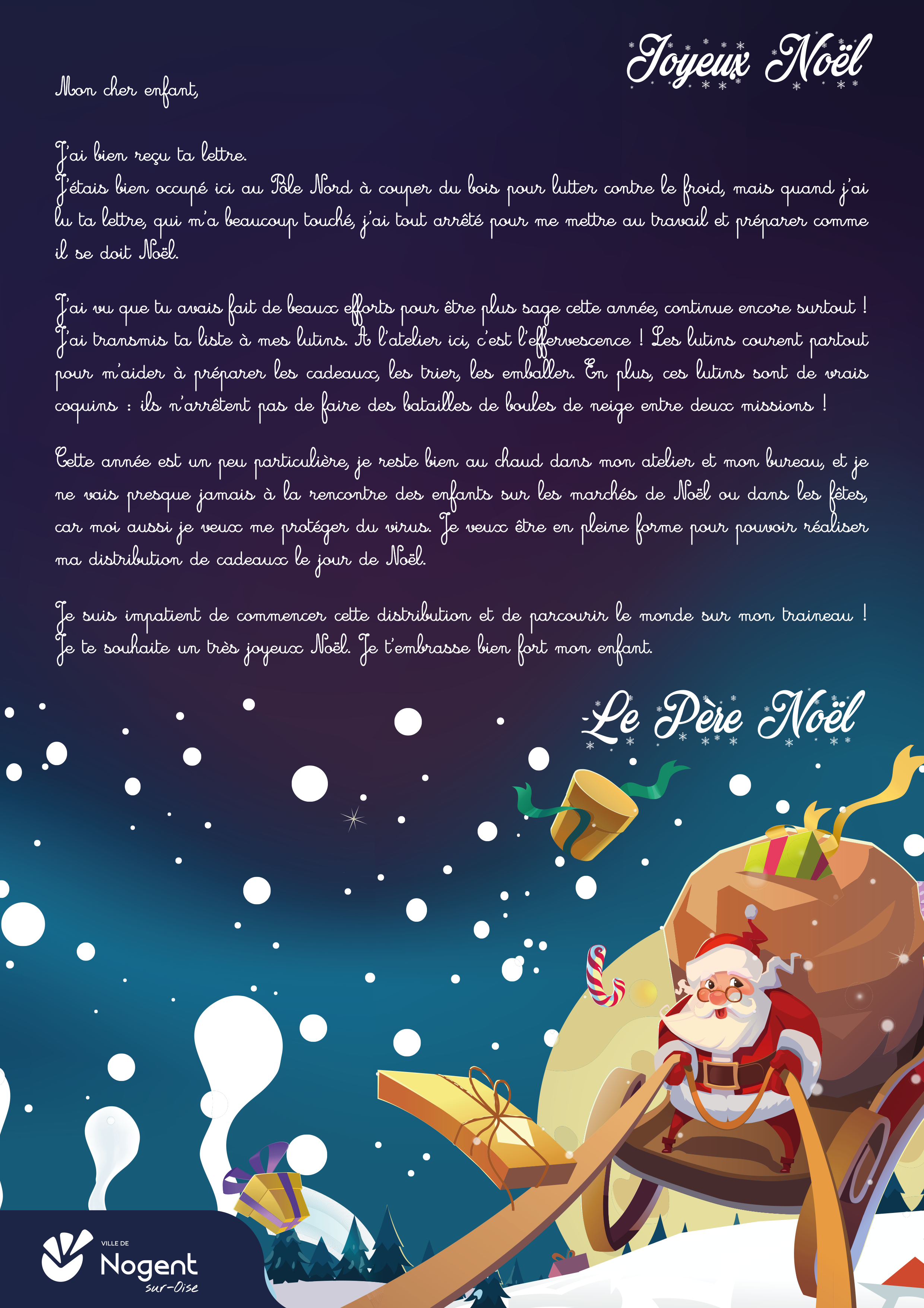 Lettre Père Noel