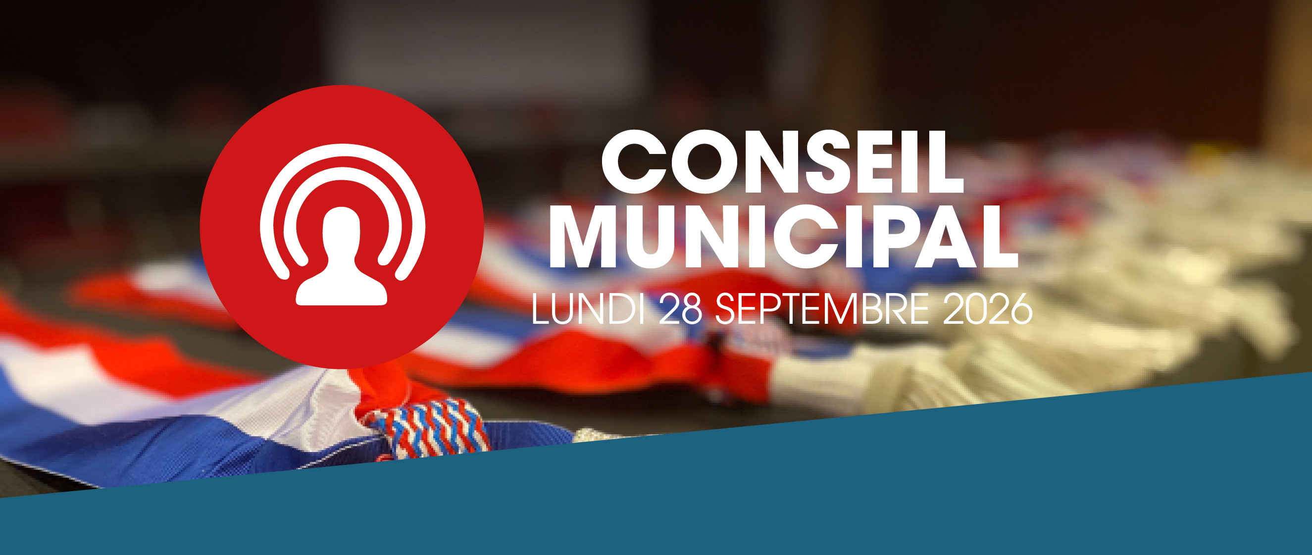 Conseil Municipal - lundi 28 septembre 2026