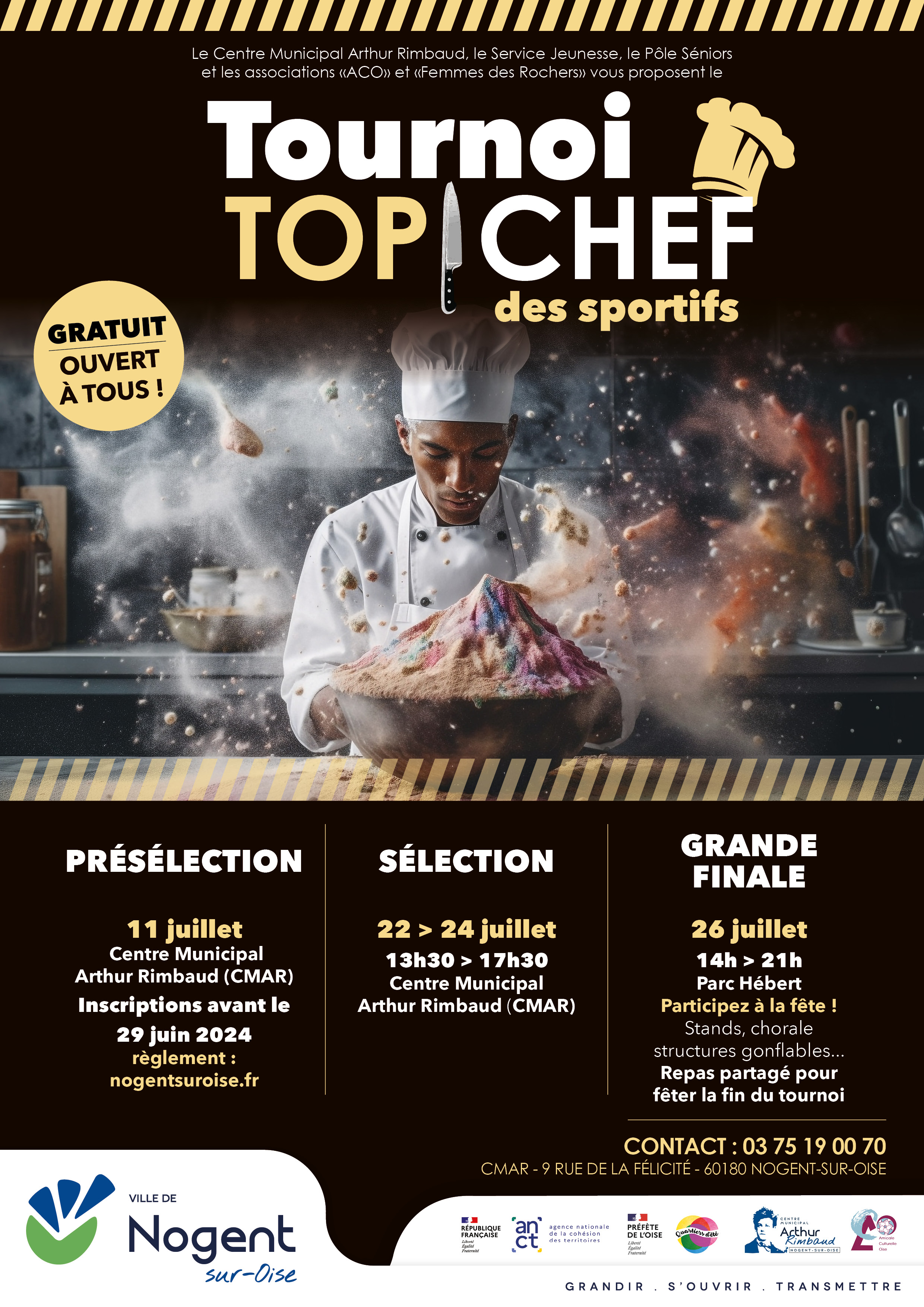 Affiche Top chef CMAR juillet 2024